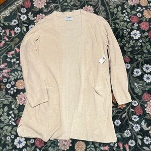Old Navy oatmeal Open-Front Cardigan